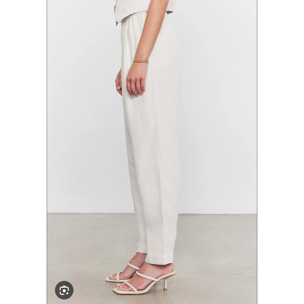Velvet by Graham and Spencer Jogger Pant Size XS White Cream